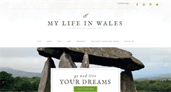 Desktop Screenshot of mylifeinwales.com