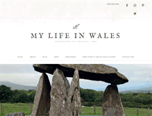 Tablet Screenshot of mylifeinwales.com